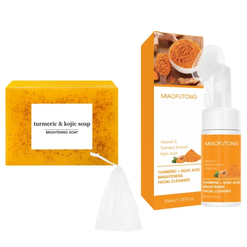 ClearGlow Turmeric Facial Cleansing Soap