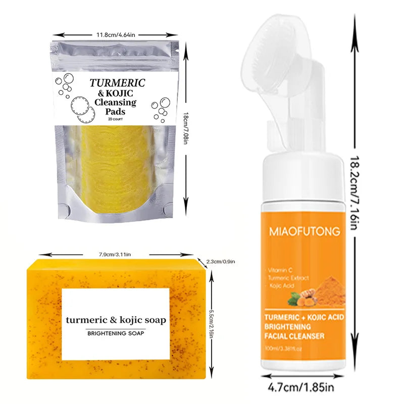 ClearGlow Turmeric Facial Cleansing Soap