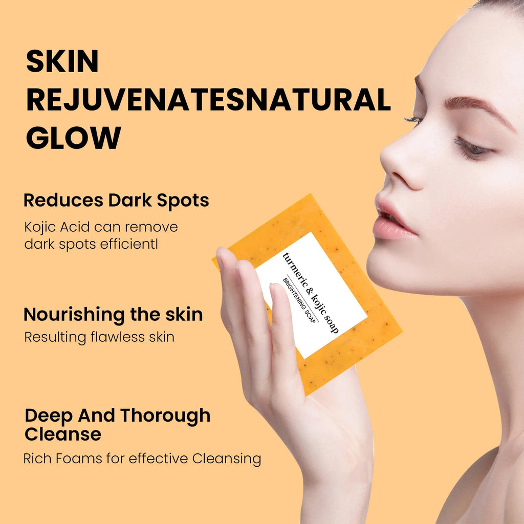 ClearGlow Turmeric Facial Cleansing Soap